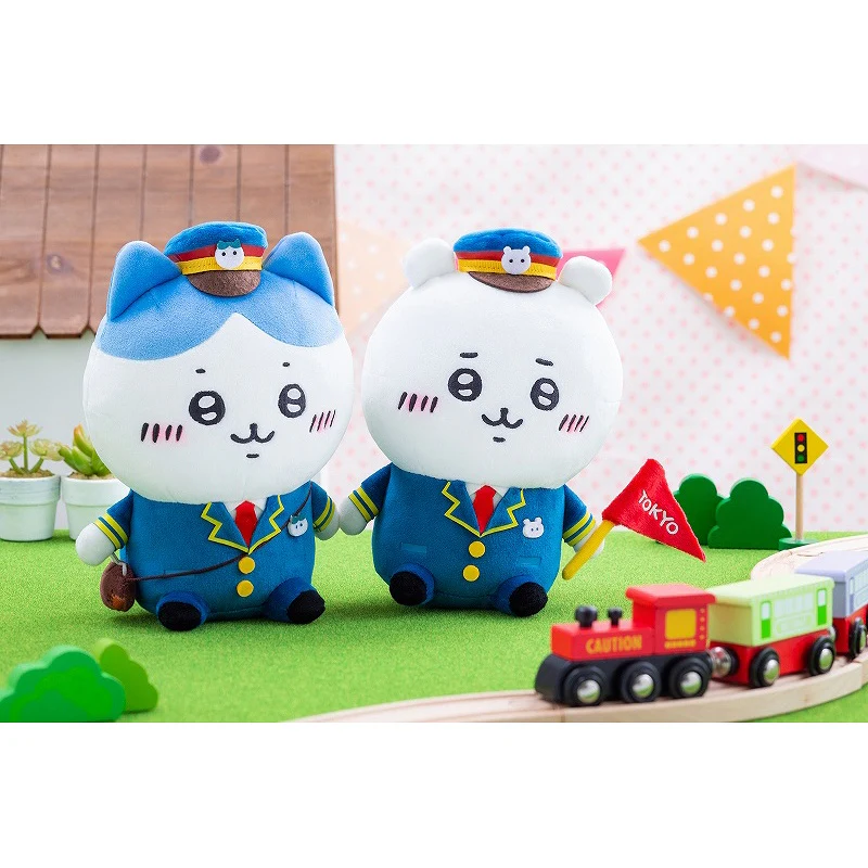 ちいかわ 駅員さんなぬいぐるみS（ハチワレ）【１会計 ２個まで】 - Image 4