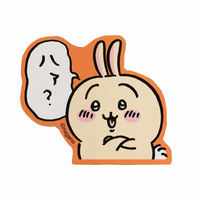 ちいかわ ステッカー（うさぎ「ハア？」） - Image 2