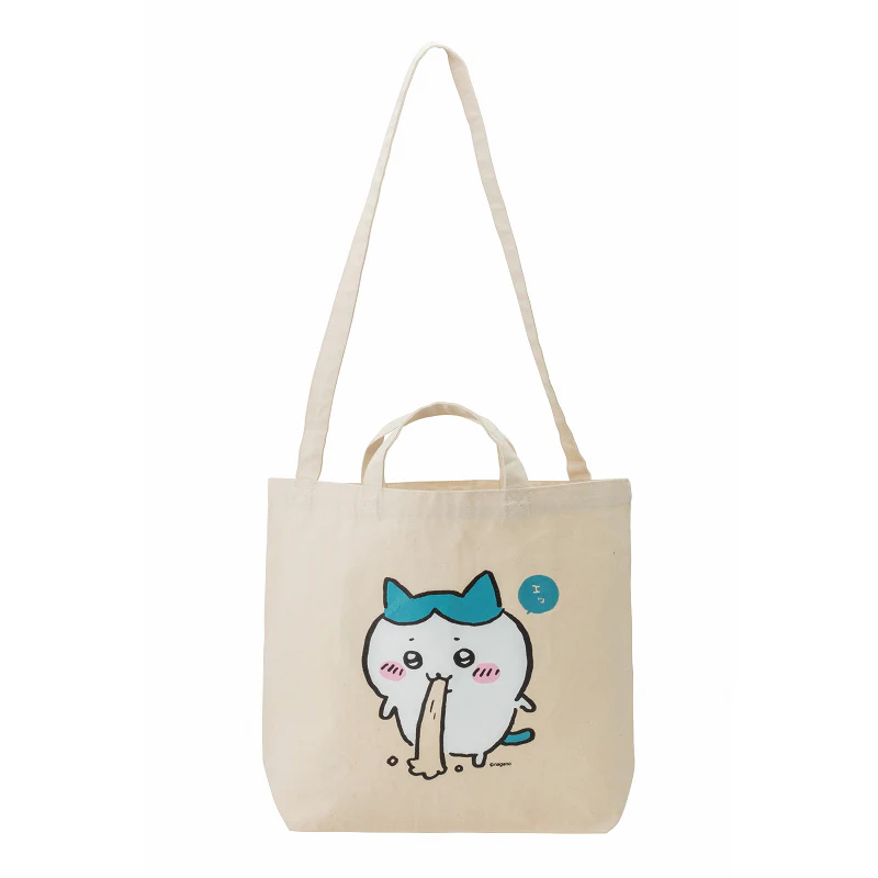 ちいかわ 肩掛け紐が長くて使いやすいトートバッグ(ハチワレ) - Image 2