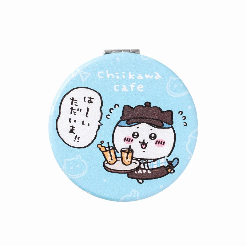 ちいかわカフェ 丸型コンパクトミラー(ハチワレ)【1会計 2個まで】