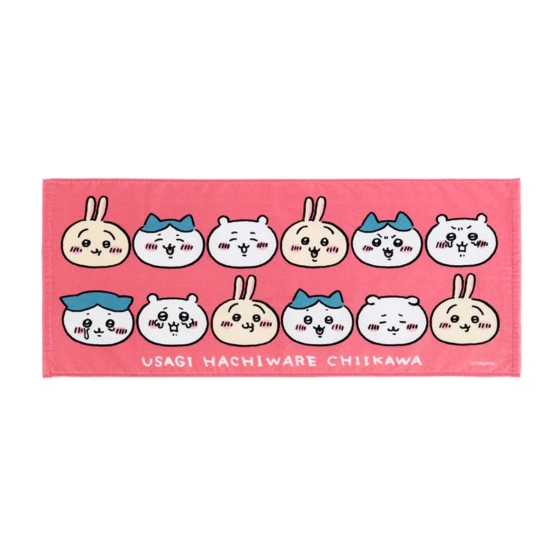 ちいかわ なかよしおでかけフェイスタオル