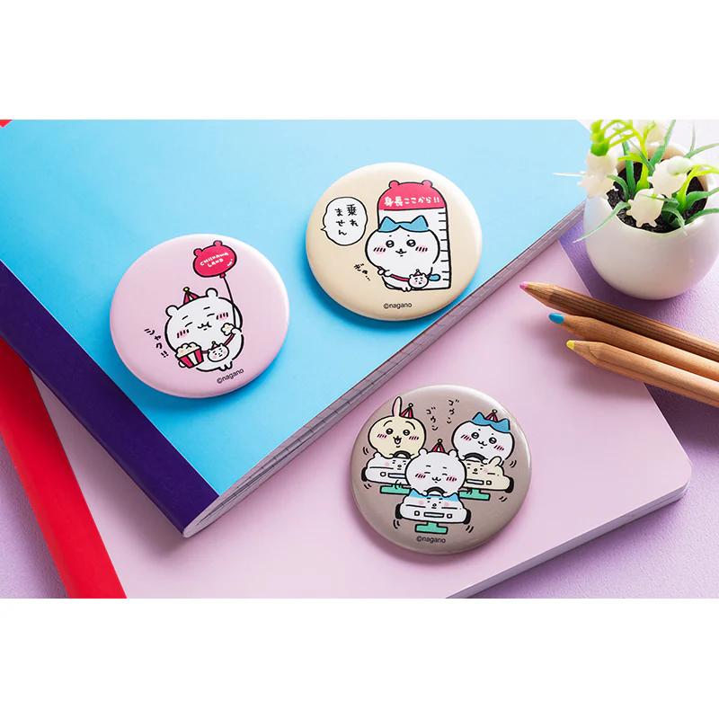 ちいかわらんど 缶バッジ（シャク） - Image 3