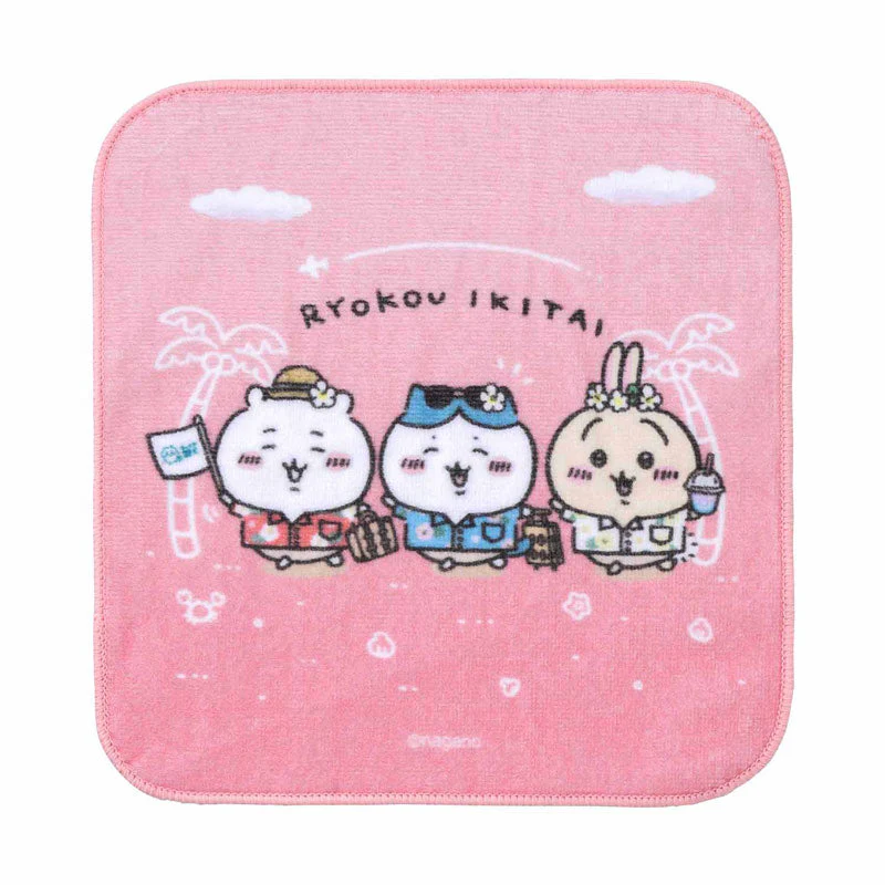 ちいかわ観光 ハンドタオル(旅行いきたい)