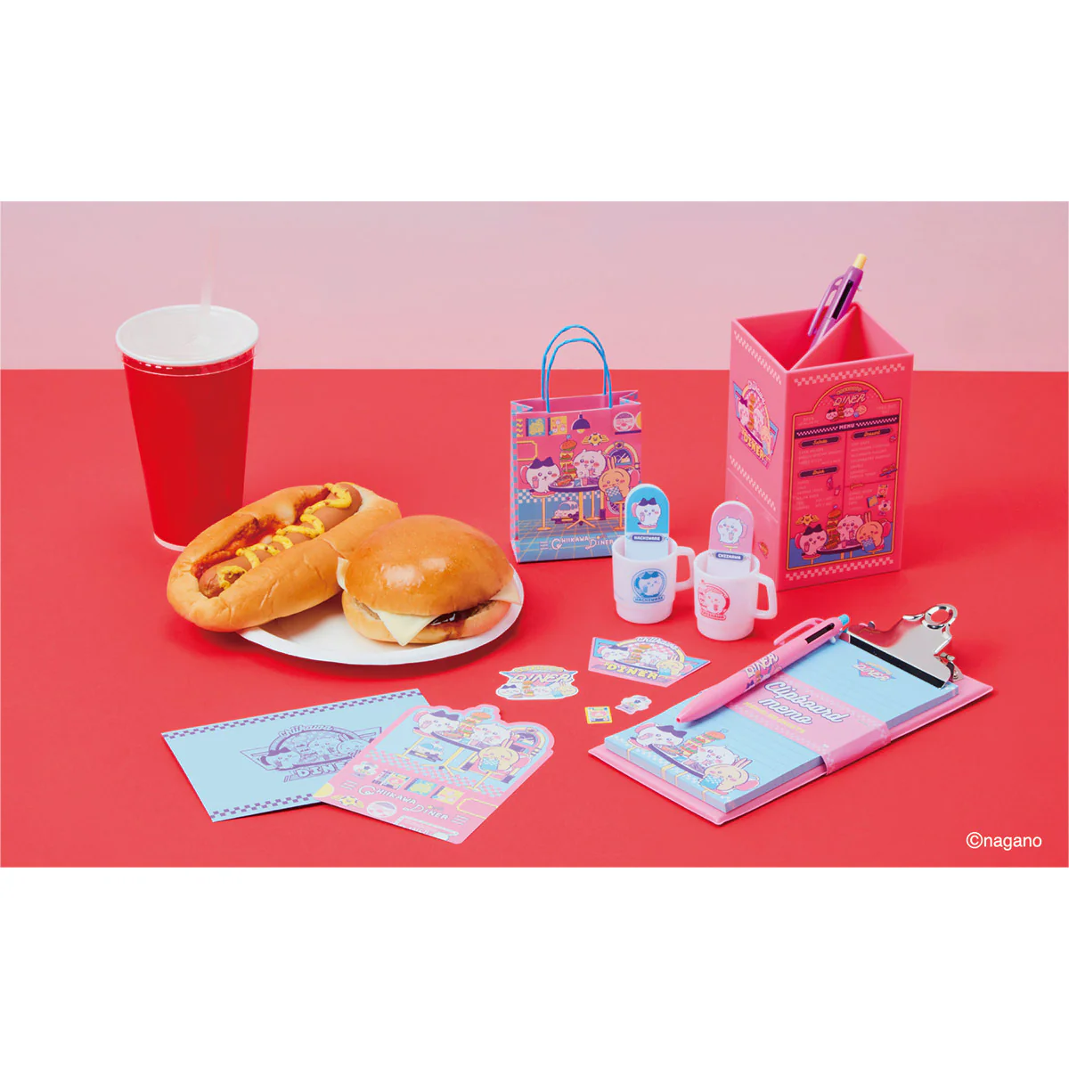 ちいかわ ペーパーバッグ入シール(ちいかわ DINER ランチ) - Image 2