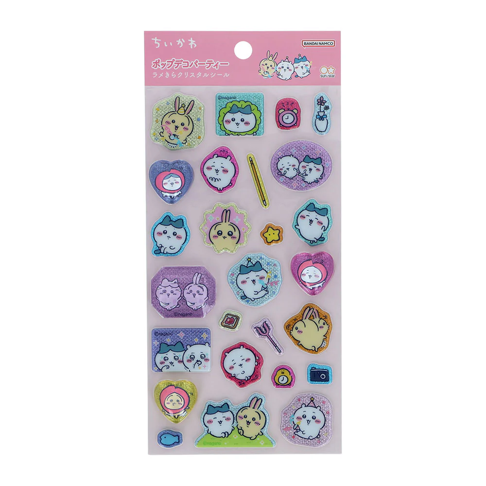 ちいかわ ラメきらクリスタルシール(ちいかわ・ハチワレ・うさぎ)【クレジットカード決済限定商品】 - Image 3