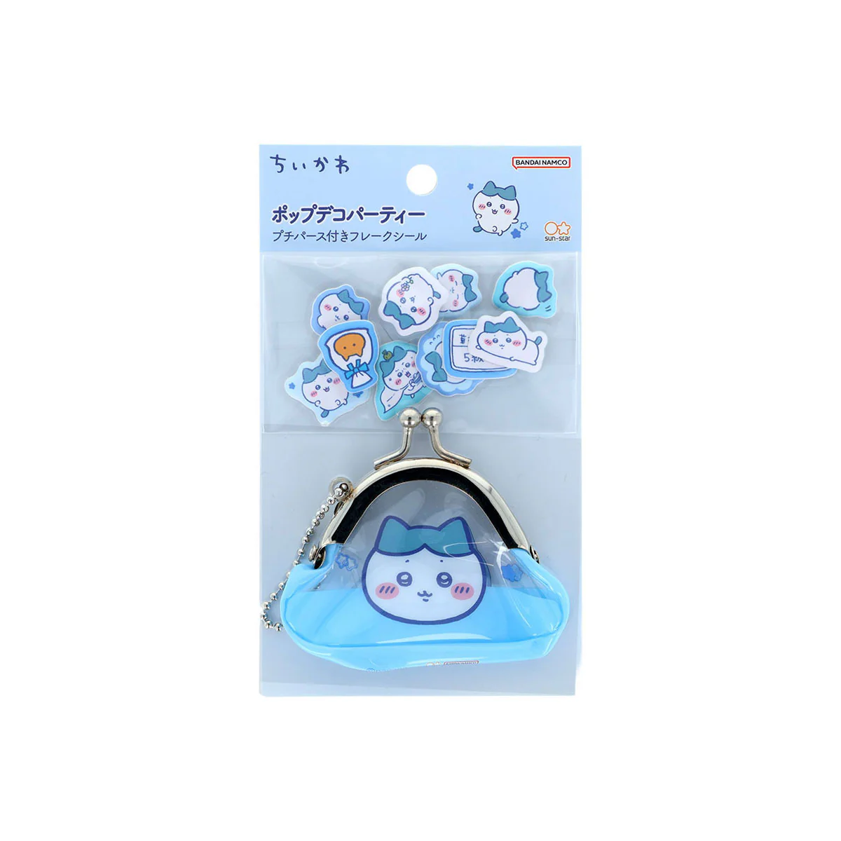 ちいかわ プチパース付きフレークシール（ハチワレ） - Image 5