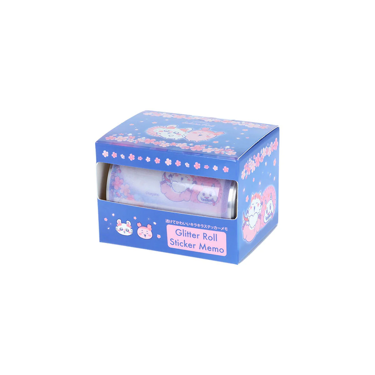 ちいかわ グリッターロールステッカーメモ（Sakura Pink・ヨザクラ） - Image 6