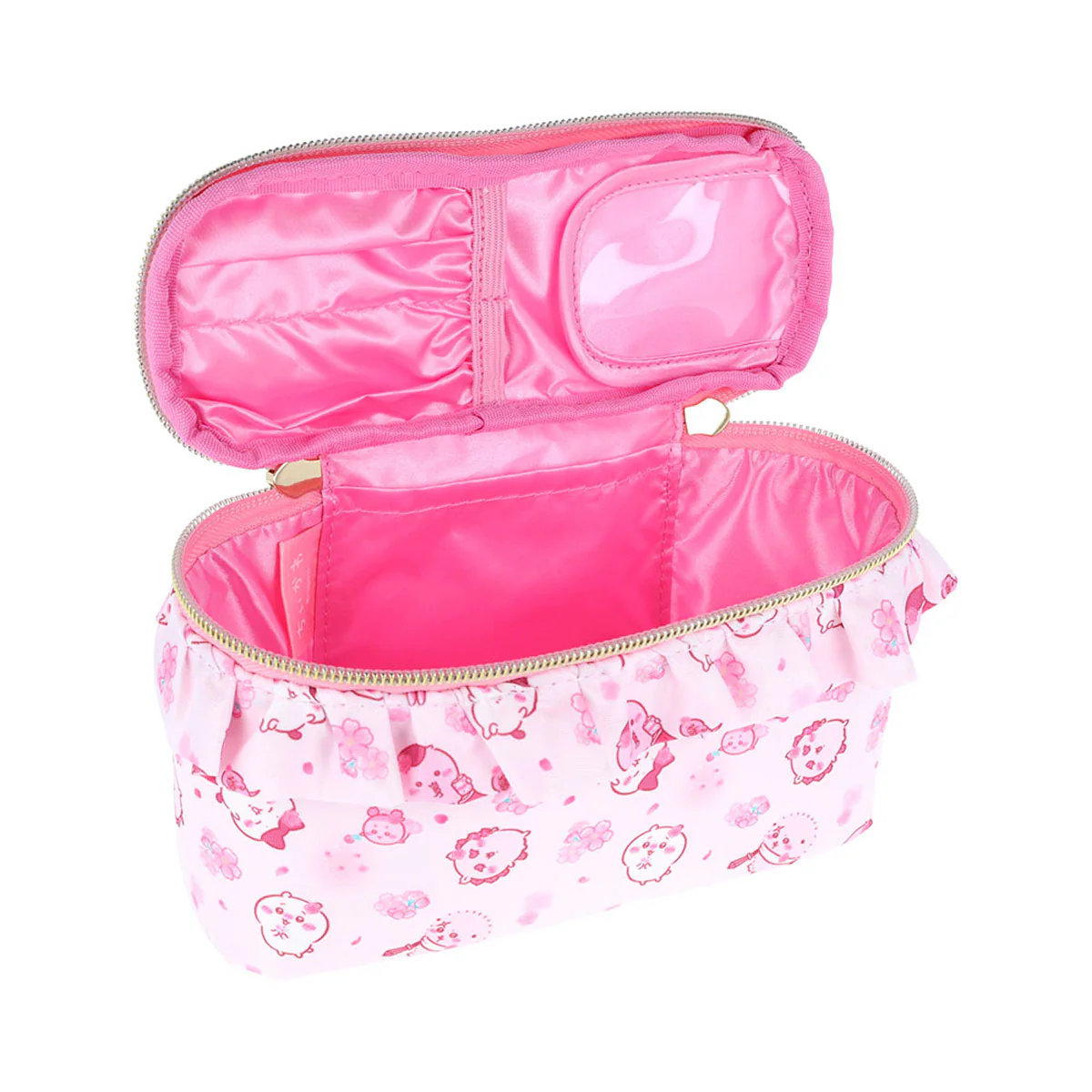 ちいかわ フリルバニティポーチ(Sakura Pink・サクラ) - Image 8