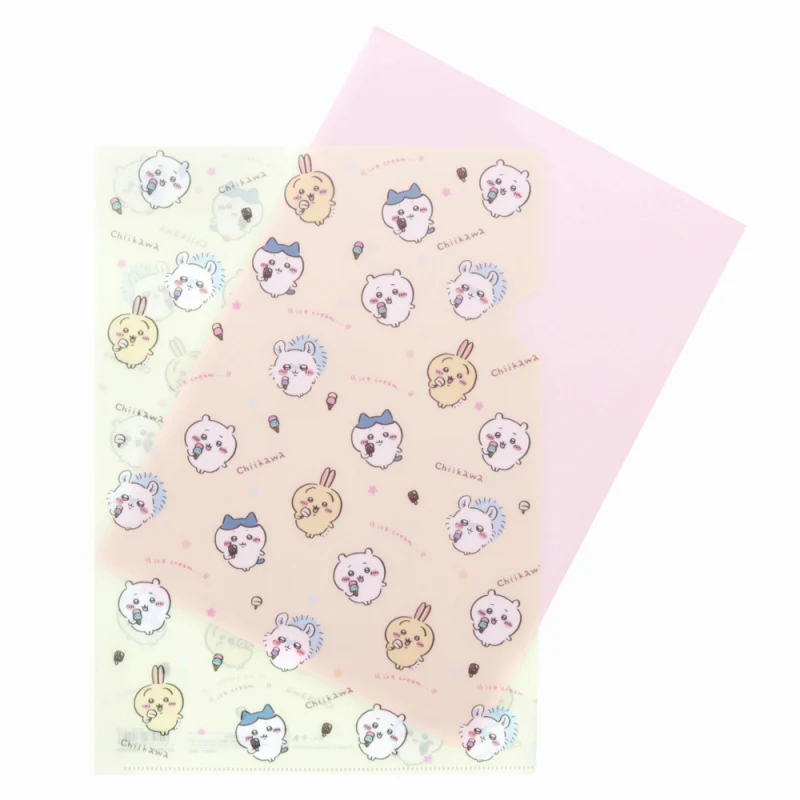 ちいかわ クリアファイルA4(アイスB) - Image 3