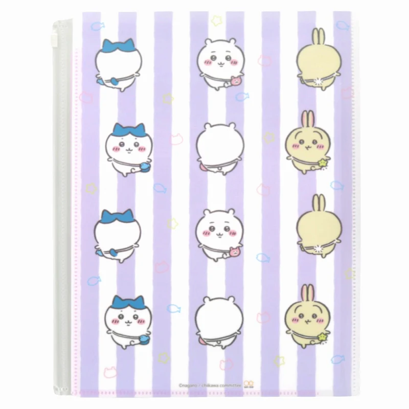 ちいかわ クリアファイル6P+ファスナーケース(おでかけ) - Image 2