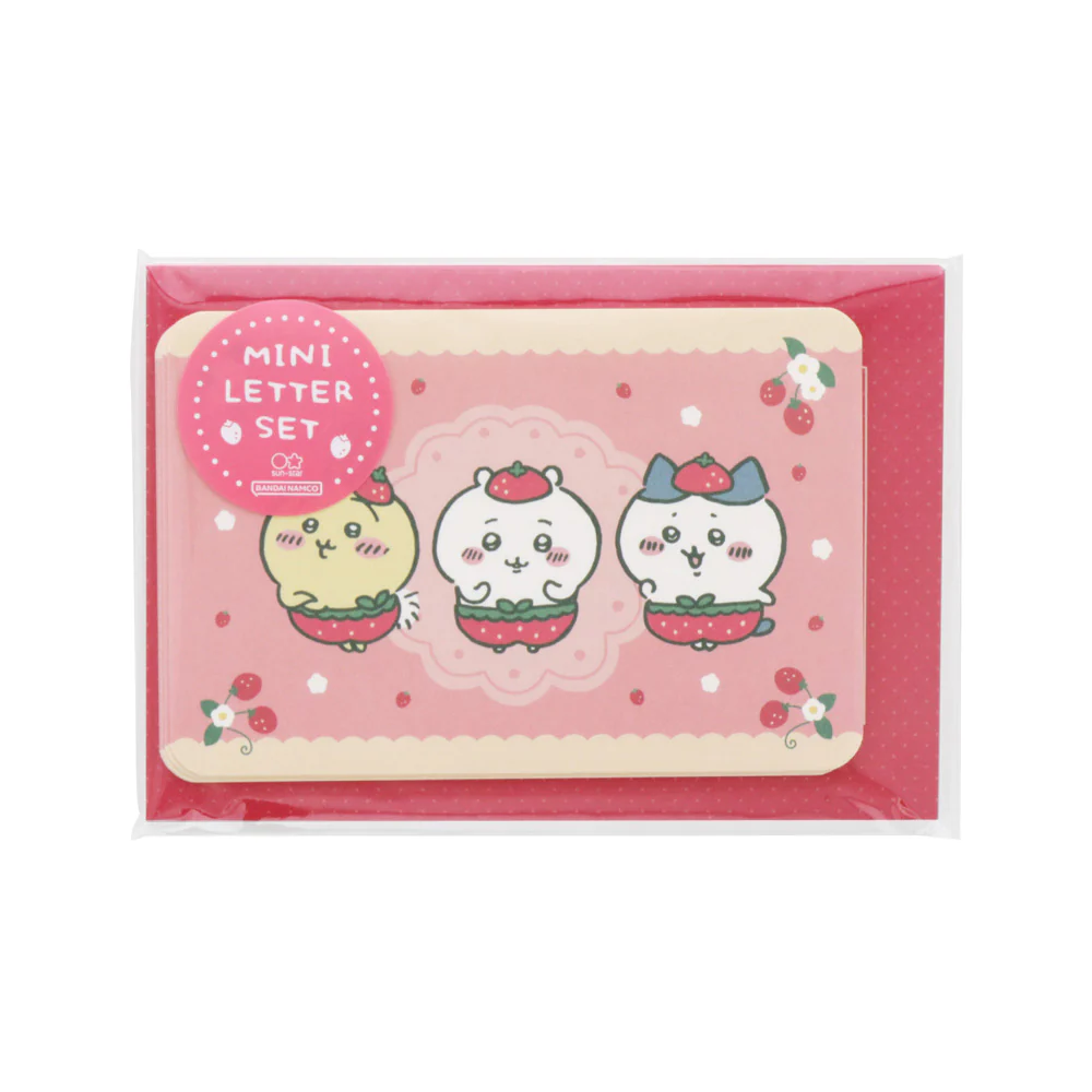 ちいかわ ミニレターセット（いちごパンツ）
