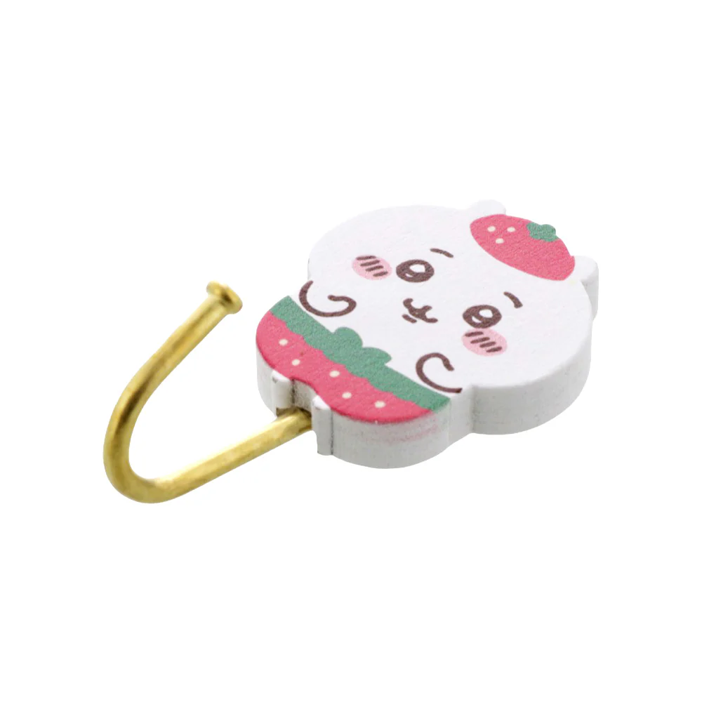 ちいかわ 木製マグネットフック(いちごパンツちいかわ) - Image 4