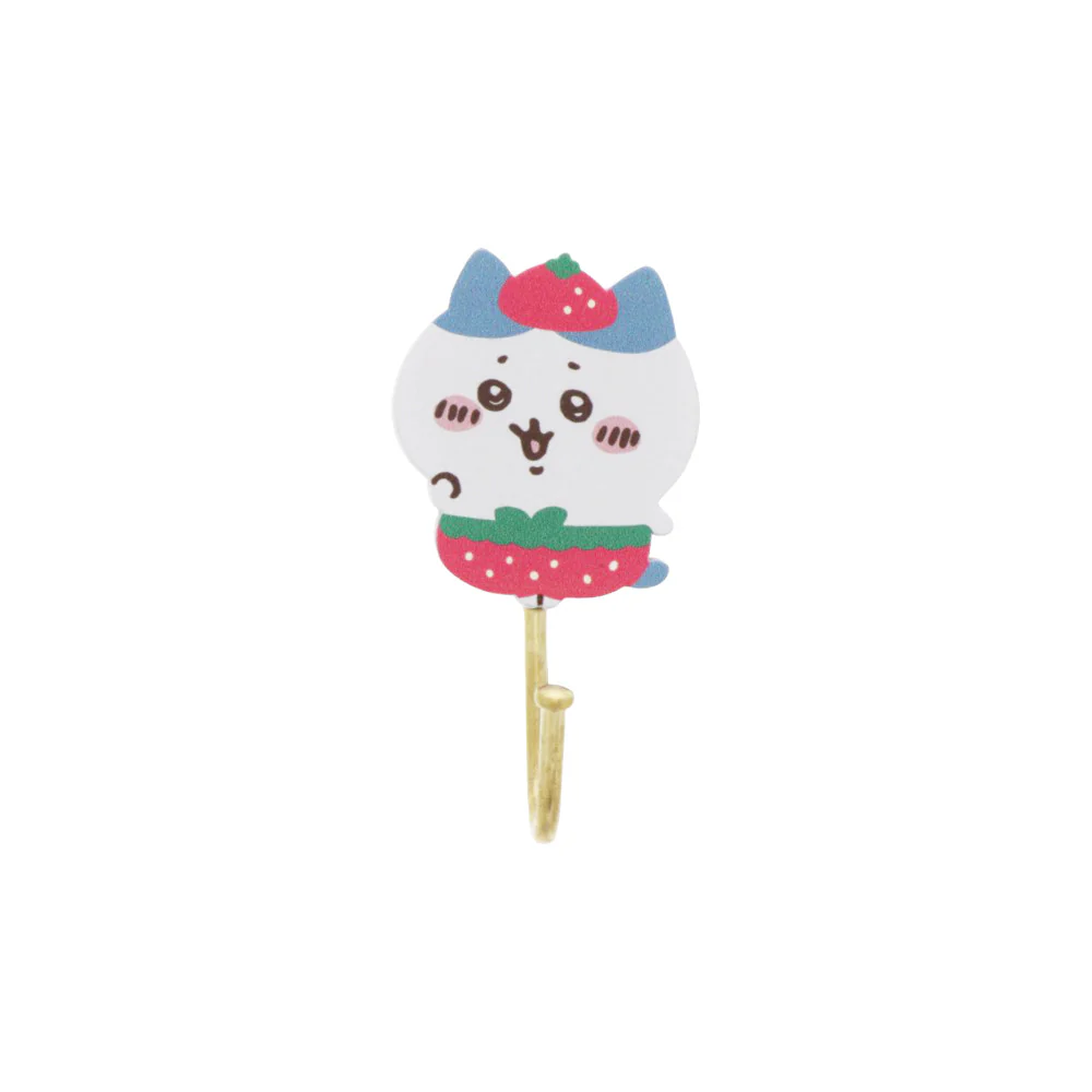 ちいかわ 木製マグネットフック(いちごパンツハチワレ) - Image 2