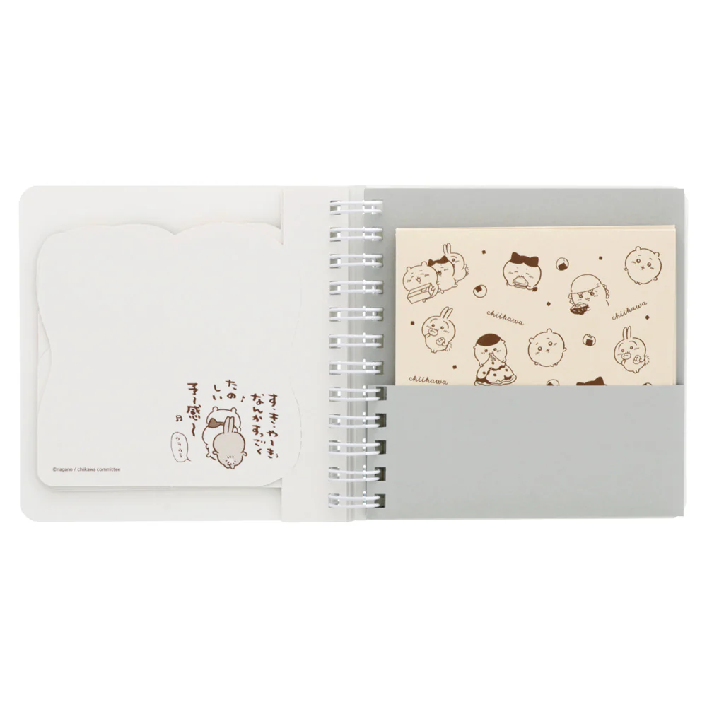 ちいかわ リングミニレターブック（ハチワレ） - Image 4