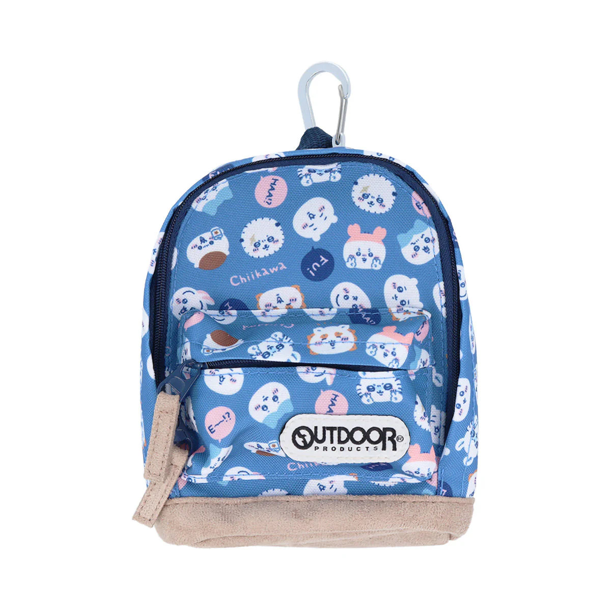 ちいかわ ペンケース BACKPACK ボトムスウェード OD28（ブルー） - Image 3