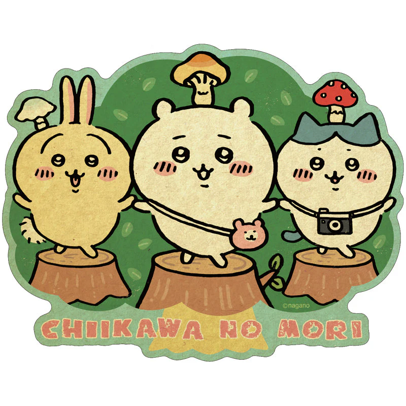 ちいかわ トラベルステッカー(1)ちいかわ&ハチワレ&うさぎ
