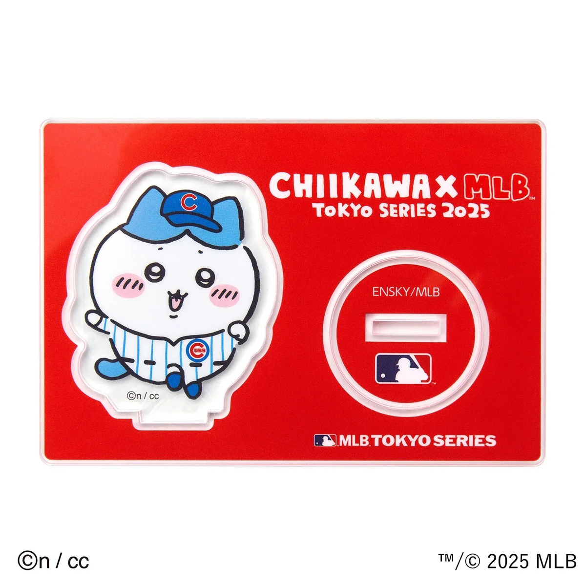 ちいかわ×MLB TOKYO SERIES アクリルスタンド⑤ハチワレ(カブス) - Image 4