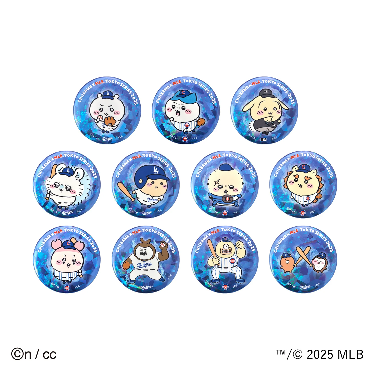 ちいかわ×MLB TOKYO SERIES ホログラムカンバッジ(全11種)1BOX 11個入 - Image 3
