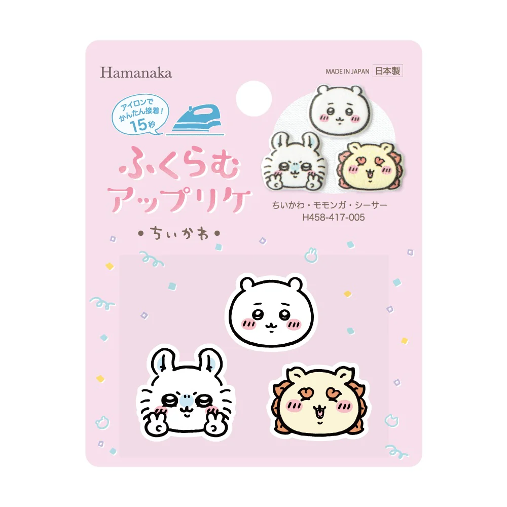 ちいかわ ふくらむアップリケ(おかお①)