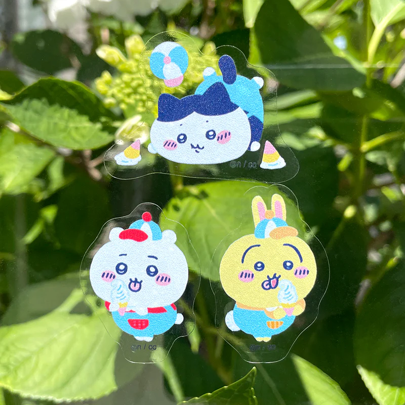 ちいかわ ワクワクゆうえんち ダイカットグラスシート A9（ハチワレアイス） - Image 2
