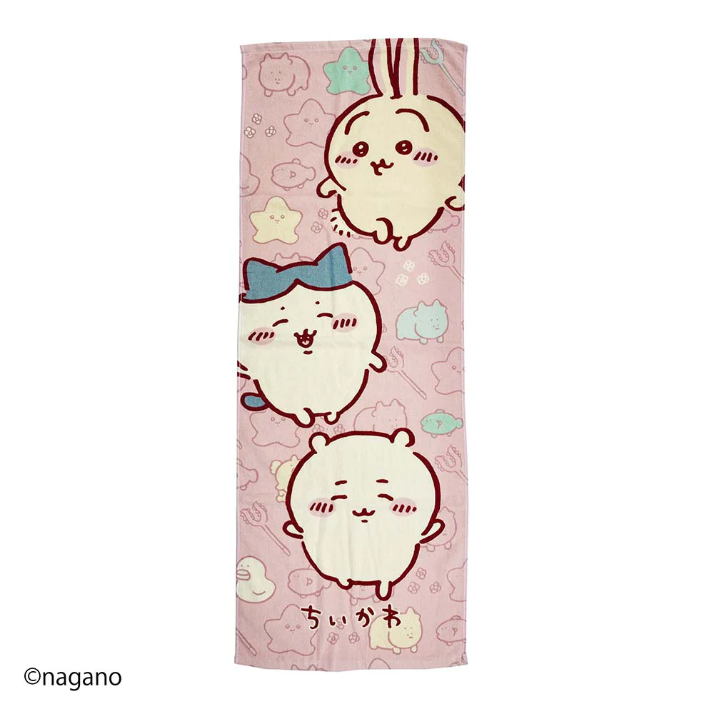 ちいかわ ジュニアバス用バスタオル（るんるんちいかわ）