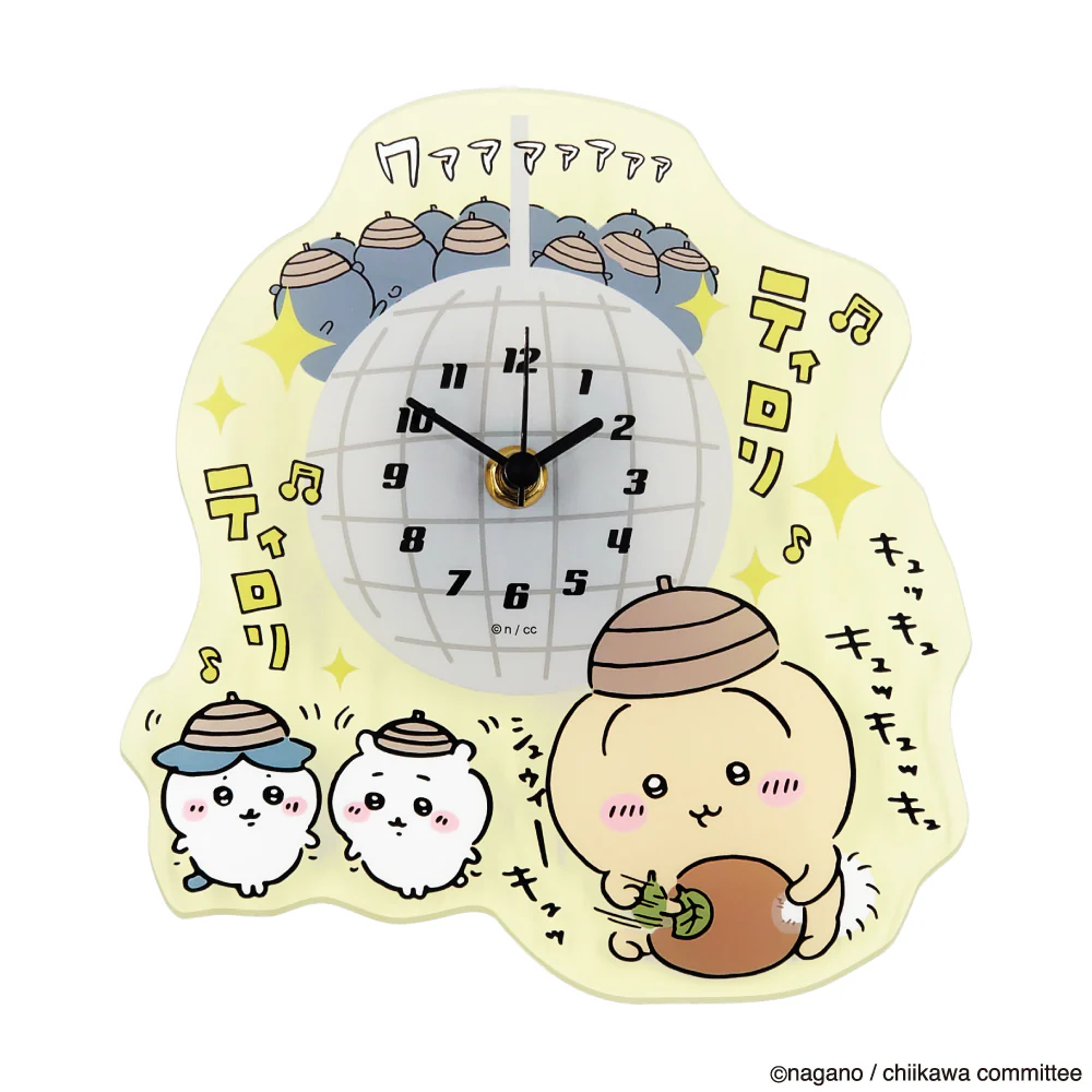 ちいかわ アクリル時計（あったんだ・・・こういう世界・・・）