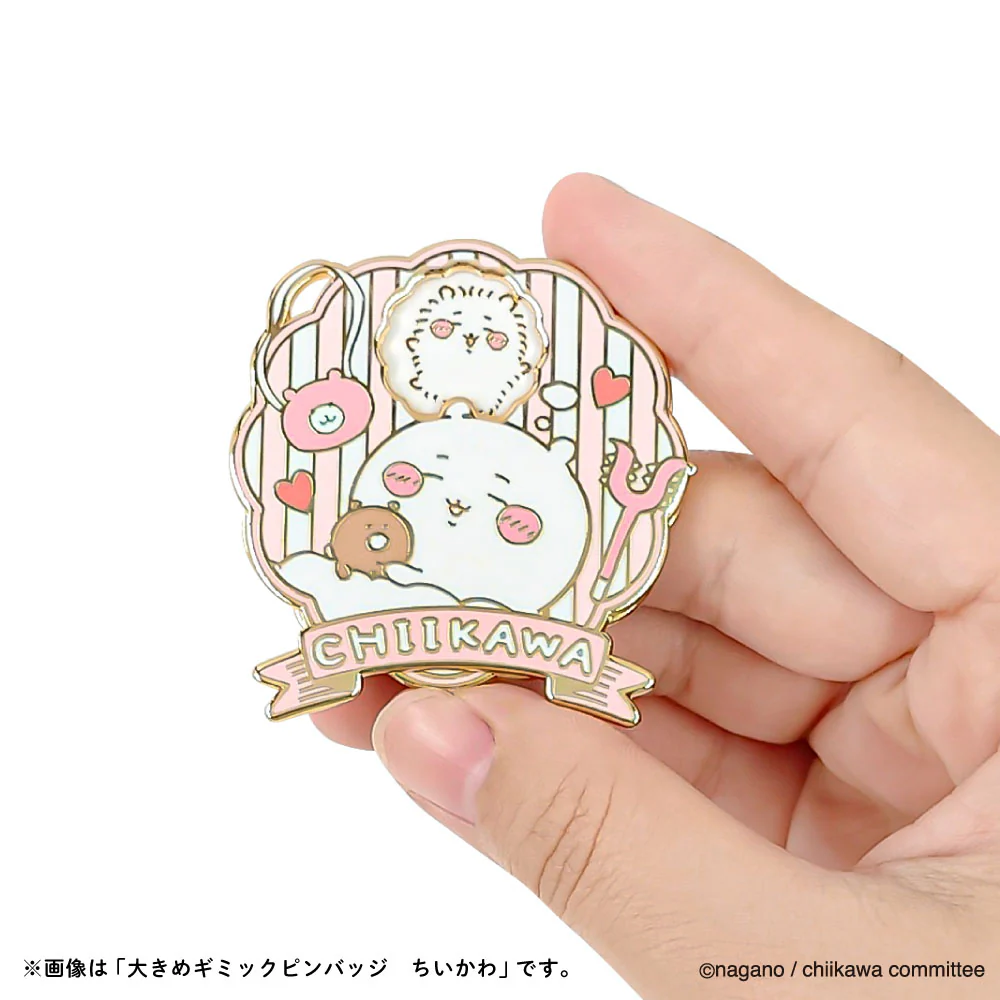 ちいかわ 大きめギミックピンバッジ(あのこ) - Image 5