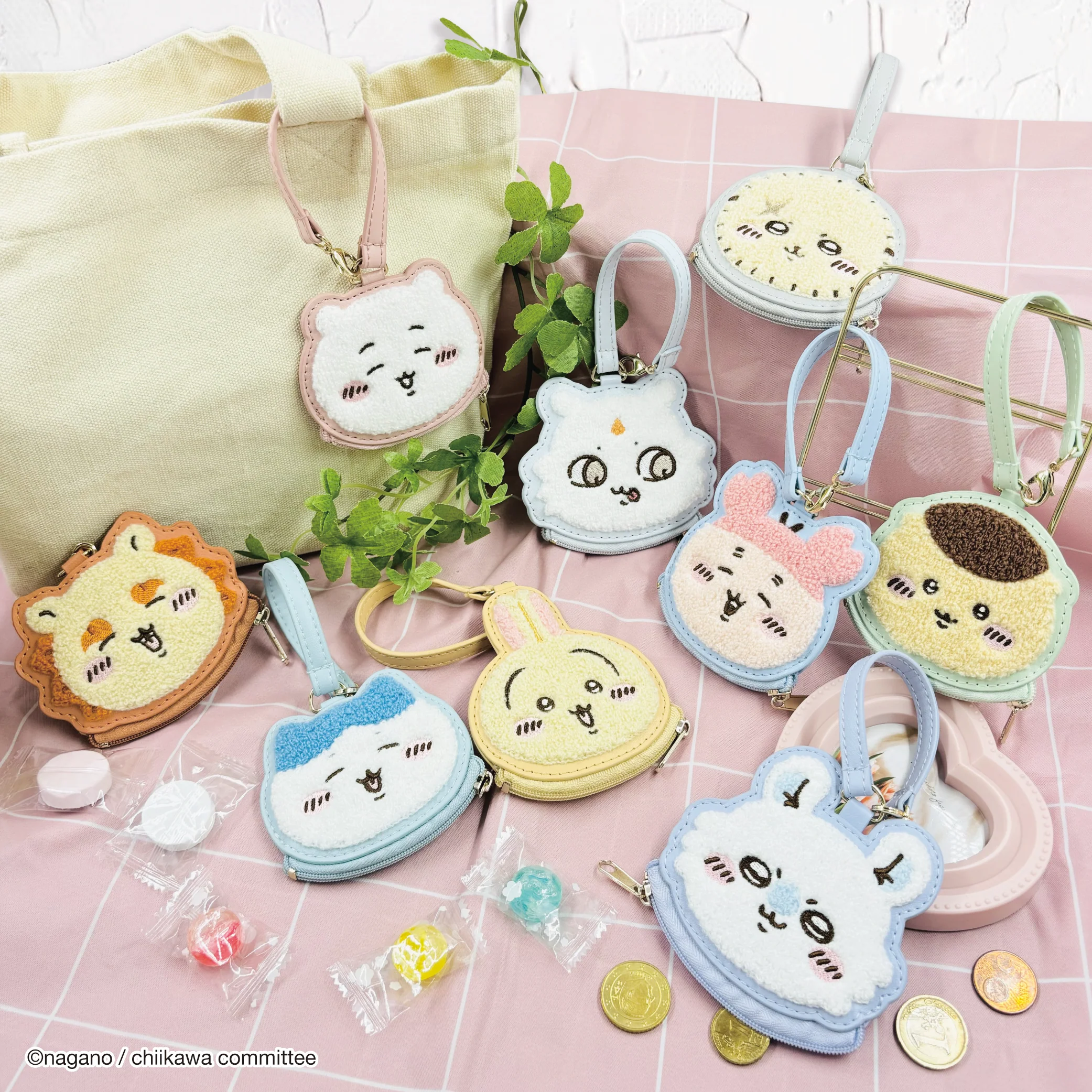 ちいかわ おかおサガラミニポーチ(モモンガ) - Image 2