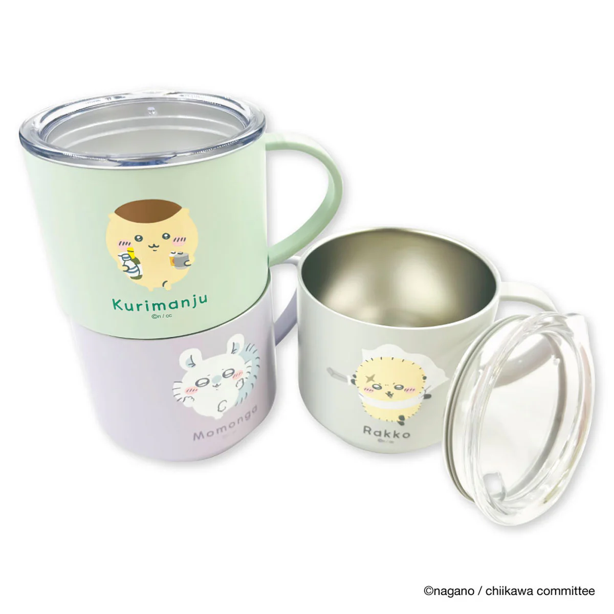 ちいかわ スタッキング蓋つきステンレスマグ（ラッコ） - Image 3