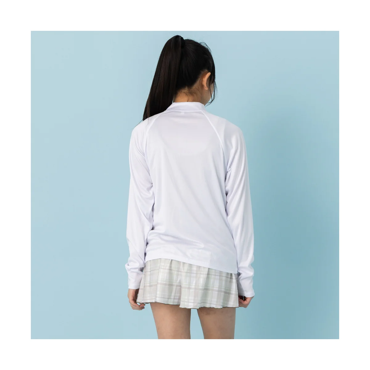 ちいかわ アニメ『ちいかわ』 女児大寸ラッシュガード WHITE - Image 3